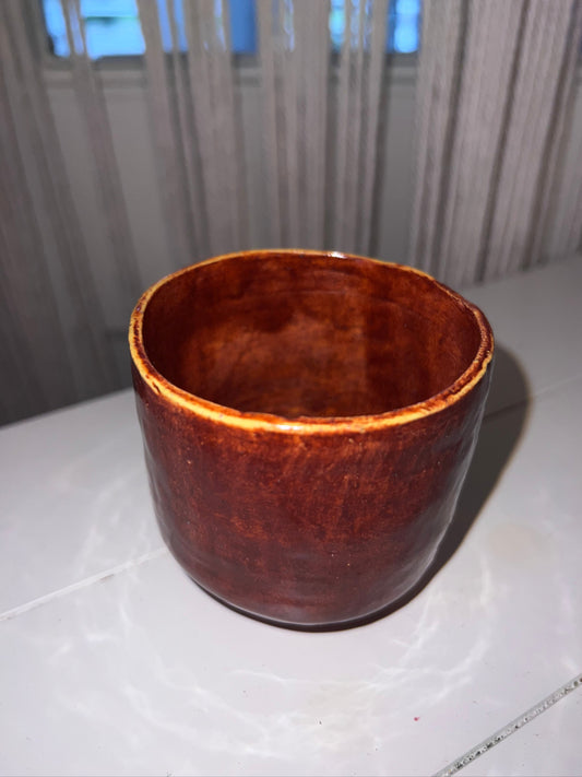 Burnt Rust Hand Thrown Cup